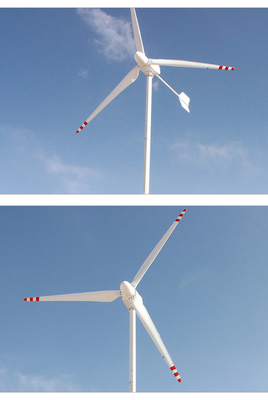 96V 220V เพลาแนวนอนกังหันลม 3Ph Off Grid Wind Generator