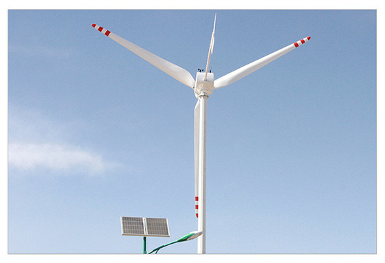 หน้าแปลนเชื่อมต่อกังหันลมแนวนอน 10KW 220V โรงสีลมแนวนอน