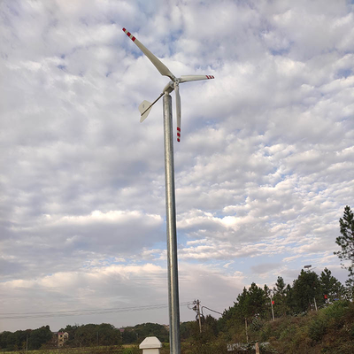 กังหันลมแนวนอน 3Ph 10KW 20KW 220V 380V โรงไฟฟ้าพลังงานลมแนวนอน