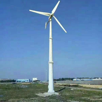 5KW Hawt แกนแนวนอนกังหันลม 96V 220V หลายสีสำหรับใช้ในบ้าน