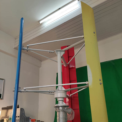 6KW 10KW แกนแนวตั้งเครื่องกำเนิดไฟฟ้ากังหันลมสำหรับใช้ในบ้าน