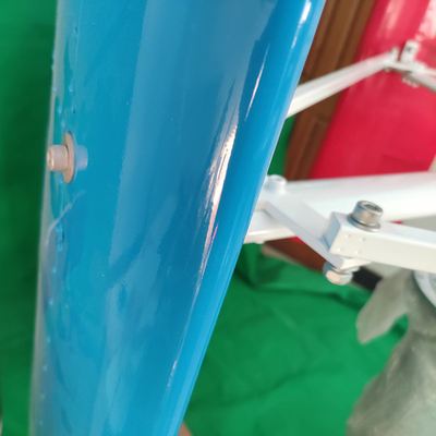 Quiet 10KW H กังหันลมแนวตั้ง 5000W Aluminium VAWT Blade Design สำหรับไฟฟ้า