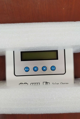 สีขาว 1000W PWM โซลา คอนโทรลเลอร์ชาร์จ 12V 24V 30A PWM โซลา Regulator