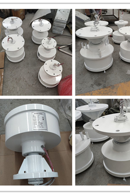 10KW แกนแนวตั้ง Turbine เครื่องกำเนิดลมแนวตั้งขนาดเล็ก 3 ใบมีดสำหรับไฟฟ้าในครัวเรือน