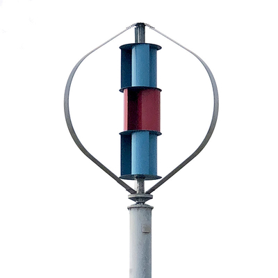 Q Type Off Grid Wind Generator 48V 1KW ใบมีดอลูมิเนียมเสียงรบกวนต่ำในครัวเรือน