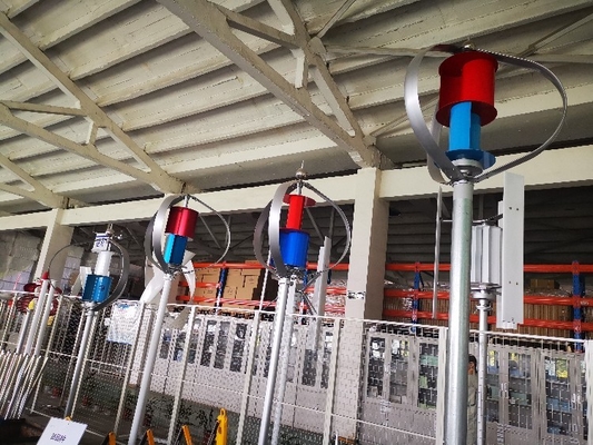 220V Q กังหันลม 10KW เครื่องกำเนิดแม่เหล็กถาวรสามเฟส 3 Blade