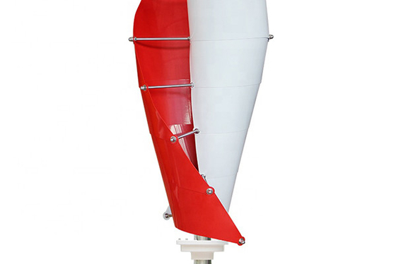 เสียงรบกวนต่ำความเร็วลมเกลียวกังหันลม 24V 400W หลายสีฟรีพลังงานทดแทน