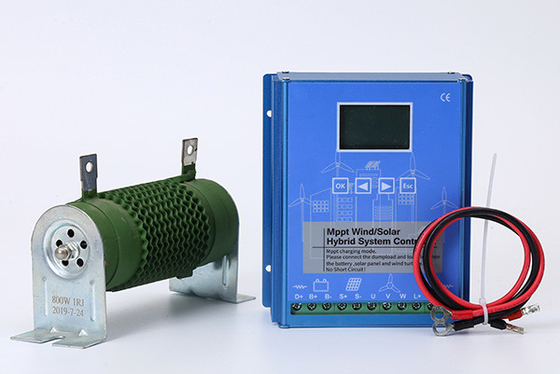 CE MPPT คอนโทรลเลอร์ชาร์จพลังงานแสงอาทิตย์ 12V 24V Wind Solar Hybrid Controller