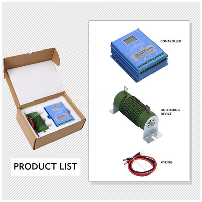 Wind And Solar Hybrid 12V 24V MPPT คอนโทรลเลอร์ชาร์จพลังงานแสงอาทิตย์ IP65 จอแสดงผล LCD