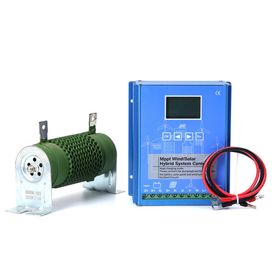 Wind And Solar Hybrid 12V 24V MPPT คอนโทรลเลอร์ชาร์จพลังงานแสงอาทิตย์ IP65 จอแสดงผล LCD