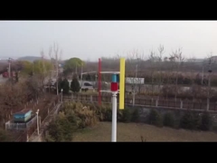 แรงบิดเริ่มต้นต่ำ H กังหันลมแนวตั้ง 5KW กังหันลมแกนตั้งขนาดเล็ก